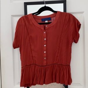 Burnt Orange Blouse